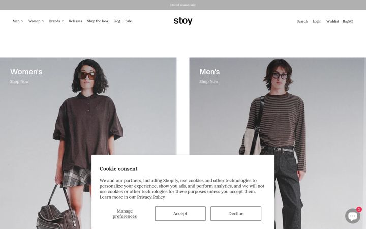 Screenshot of stoy.com