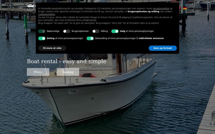 Screenshot of strandby-baadudlejning.dk