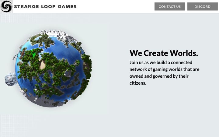 Screenshot of strangeloopgames.com