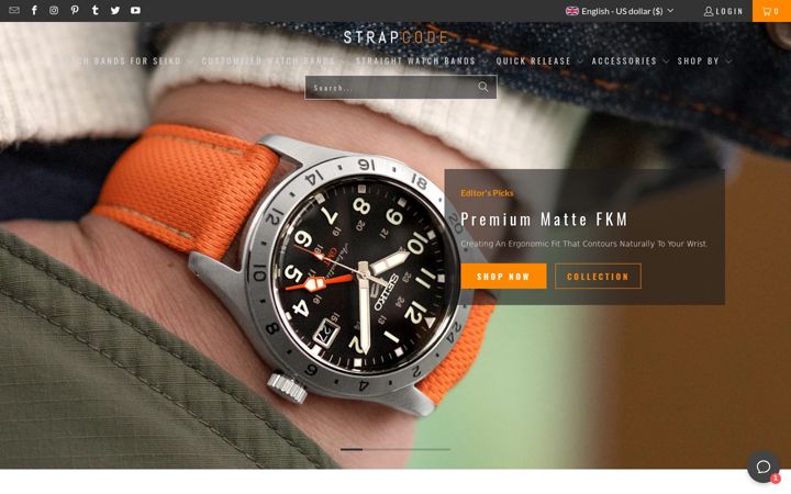Screenshot of strapcode.com