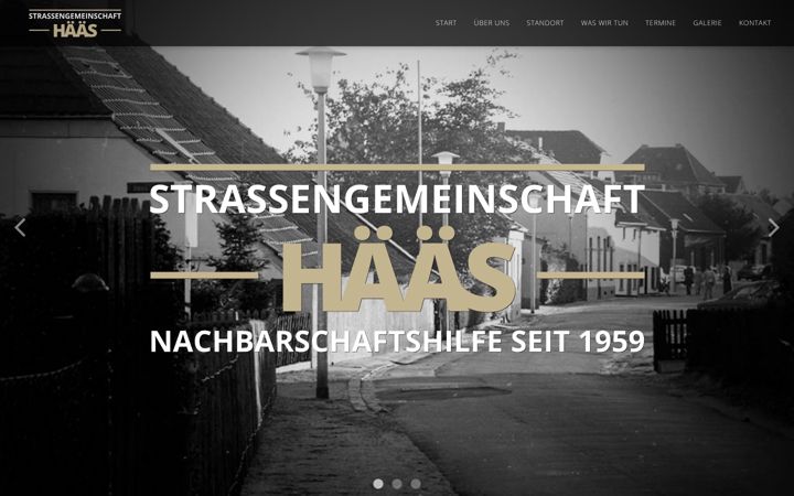 Screenshot of strassengemeinschaft-hees.de