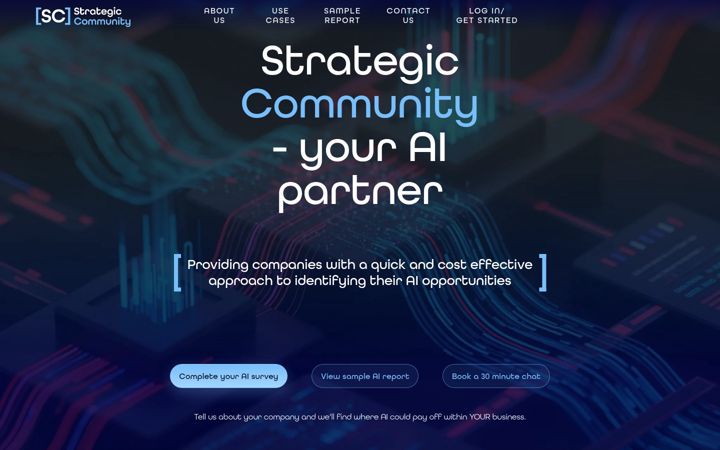 Screenshot di strategiccommunity.co.uk