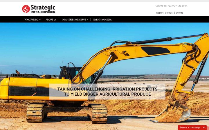 Screenshot of strategicservices.in