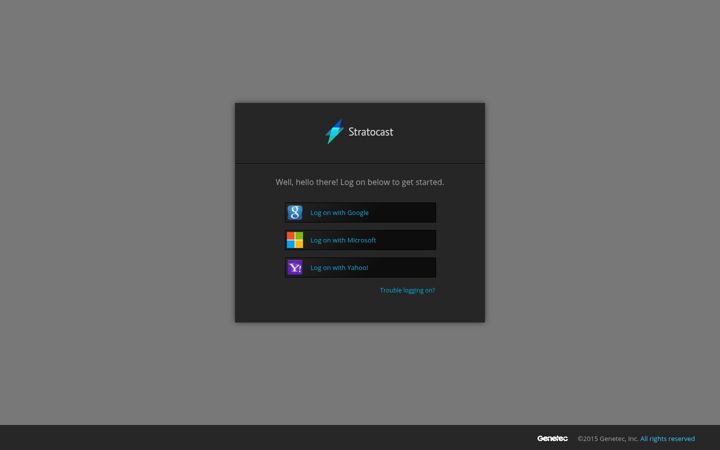 Screenshot of stratocast.com