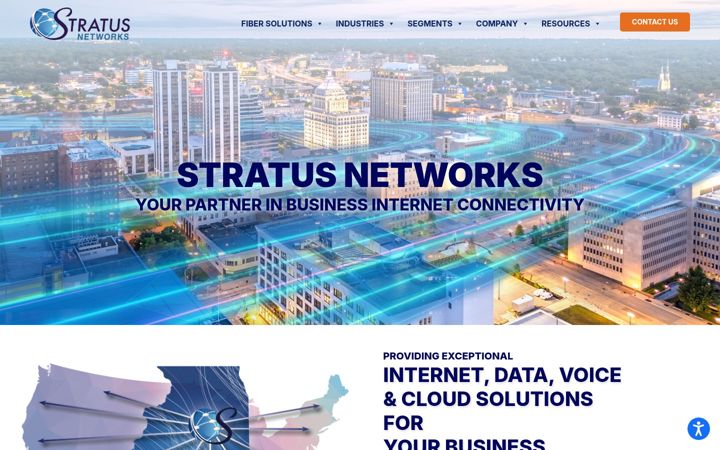 Screenshot of stratusnet.com