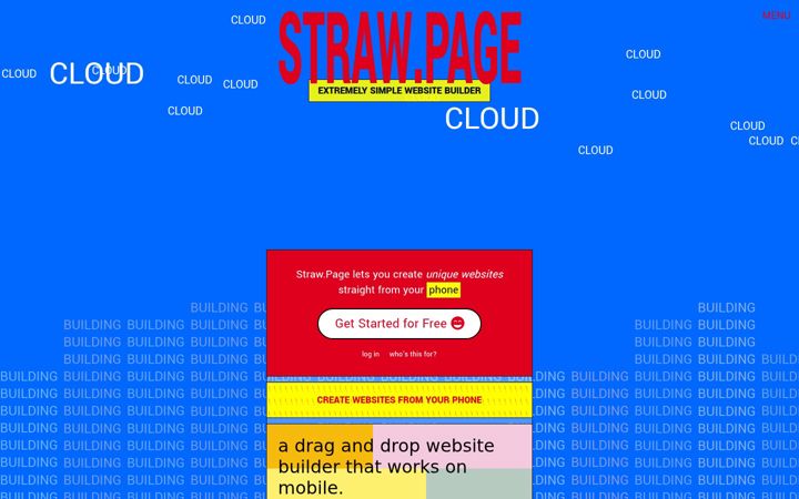 Screenshot of straw.page