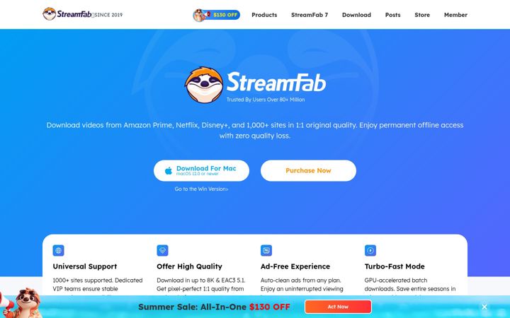 Zrzut ekranu streamfab.com