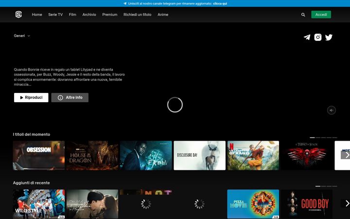 Screenshot of streaming-community.team