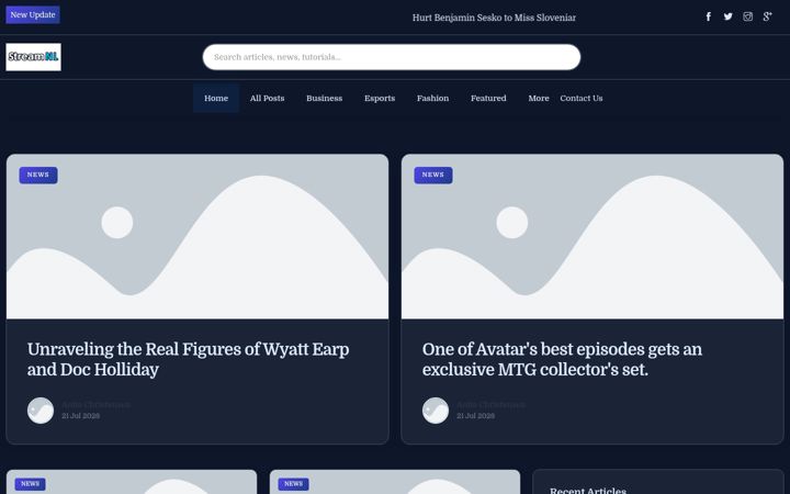 Screenshot of streamnlblog.nl