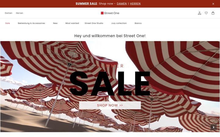 Screenshot of street-one.com
