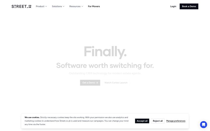 Screenshot of street.co.uk