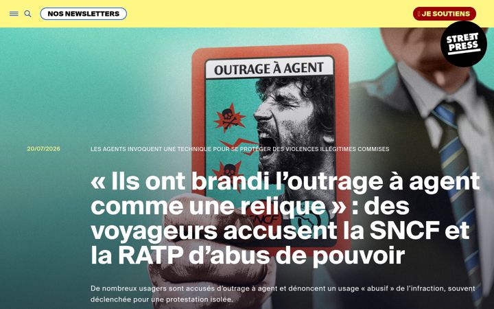 Screenshot of streetpress.com
