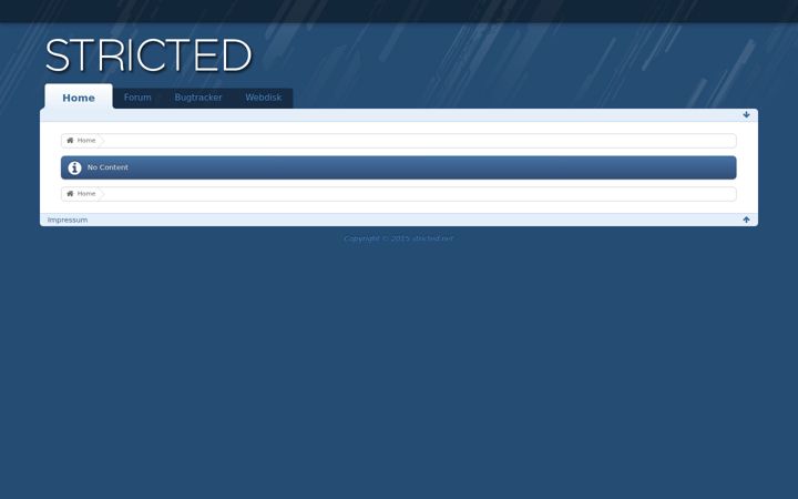 Screenshot of stricted.net