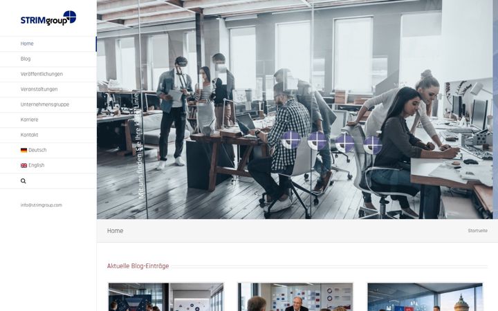 Screenshot di strimgroup.com
