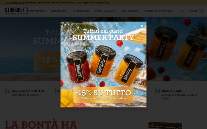 Screenshot of stringhetto.com