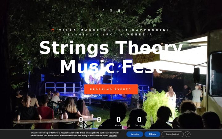 Screenshot of stringstheorymusicamp.it