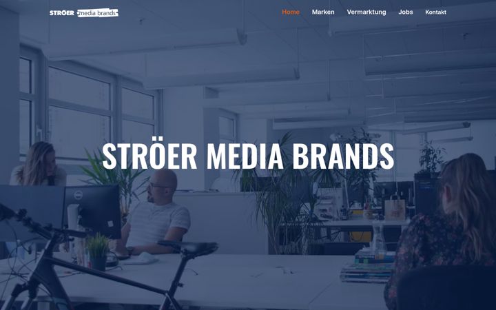 Screenshot of stroeermediabrands.de