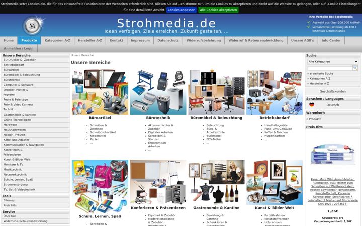 Screenshot του strohmedia.de