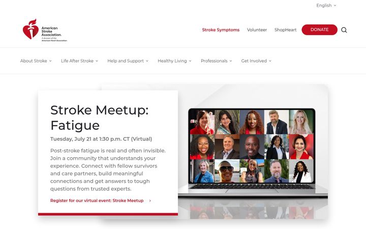 Screenshot di stroke.org