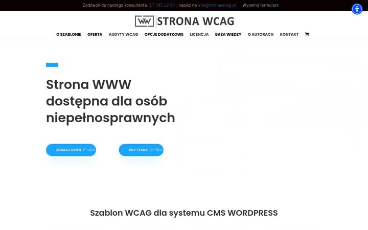 Ekrano kopija stronawcag.pl