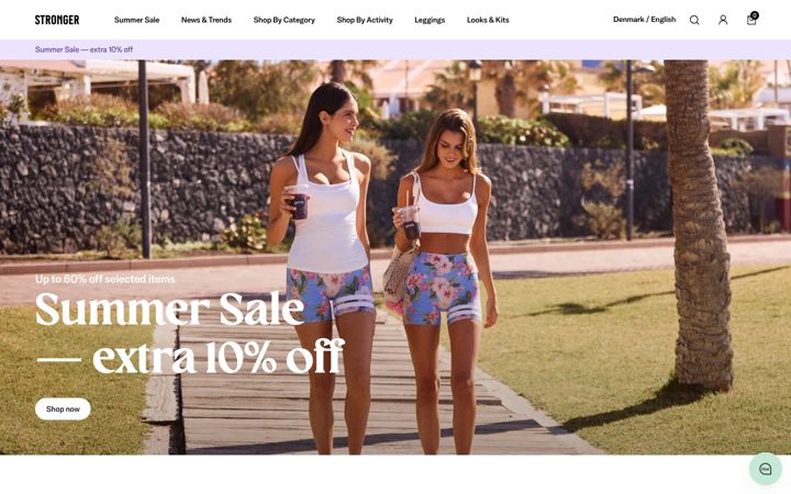 Screenshot of strongerlabel.com