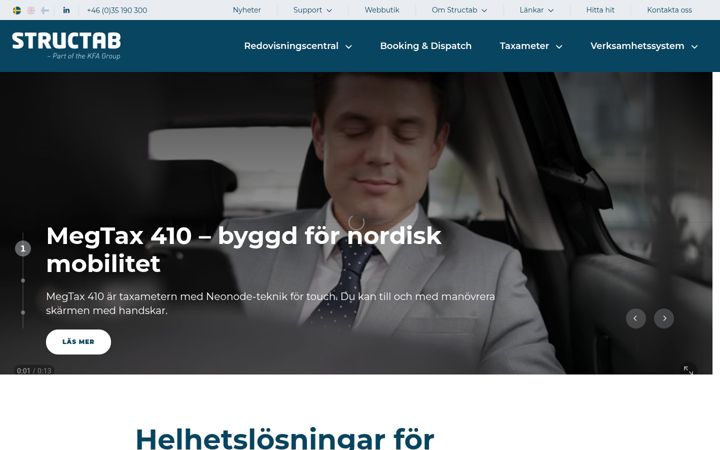 Screenshot of structab.se
