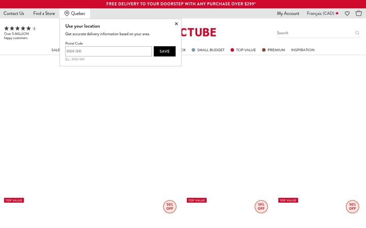 Captura de pantalla de structube.com