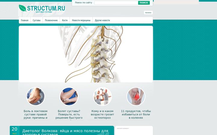 Screenshot of structum.ru