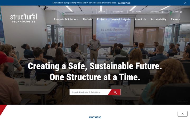 Zrzut ekranu structuraltechnologies.com