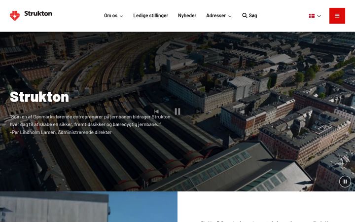 Screenshot of strukton.dk