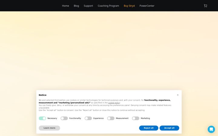 Posnetek zaslona stryd.com
