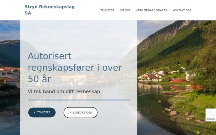 Snimka zaslona za strynrekneskap.no