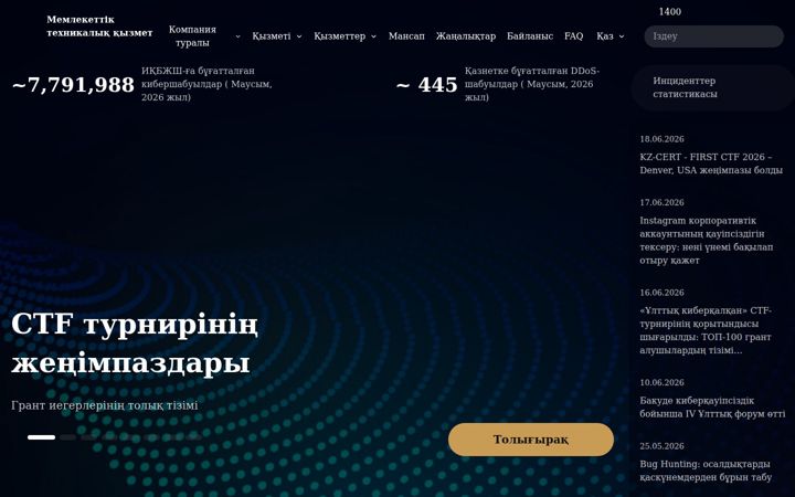 Screenshot of sts.kz