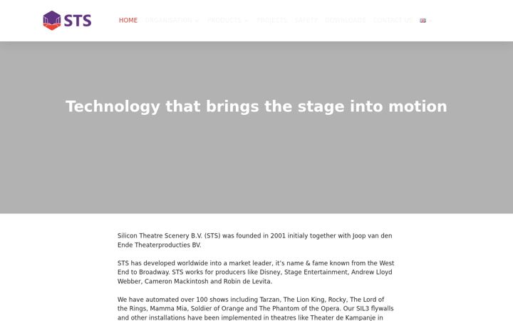 Screenshot ta' stsonstage.com