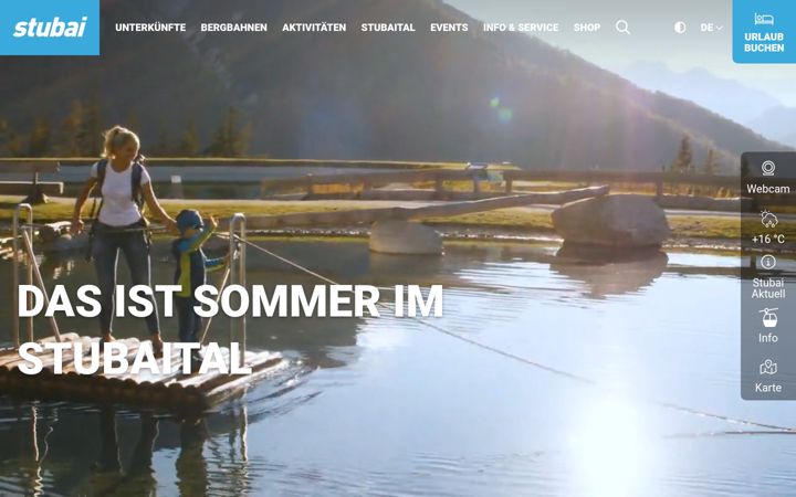 Screenshot of stubai.at