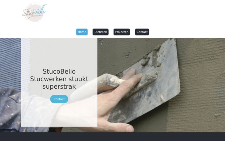 Ekraanipilt saidist stucadoor-deventer.nl