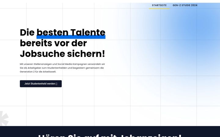 Screenshot of studentenheld.net