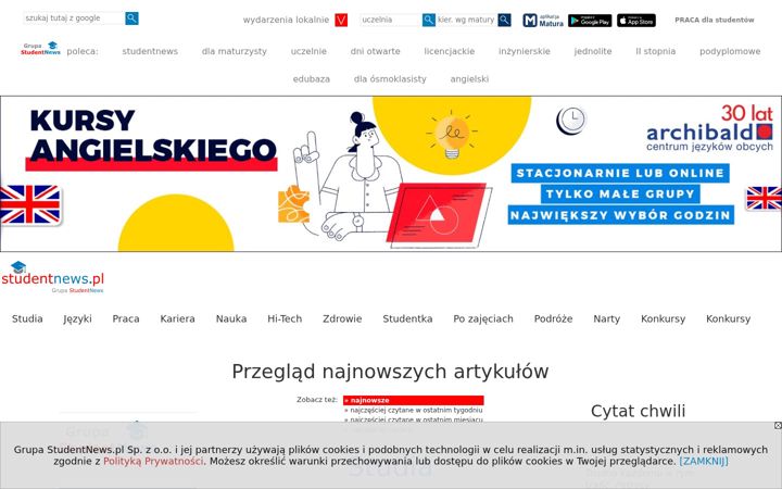 Screenshot of studentnews.pl