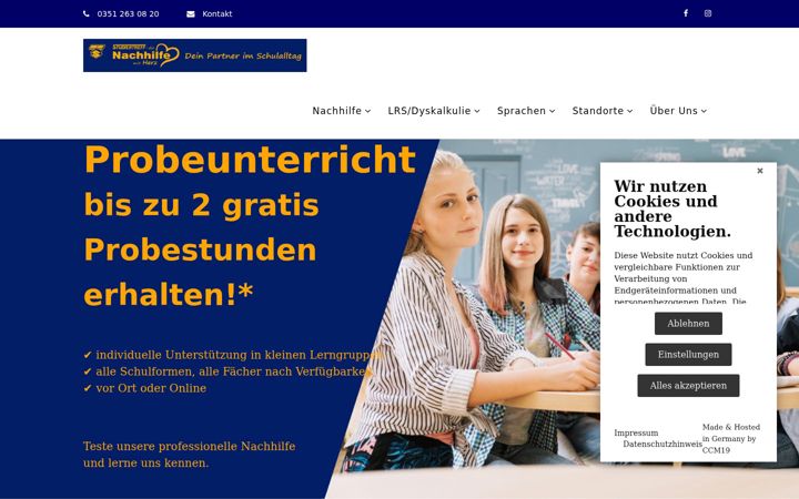 Screenshot of studiertreff.de