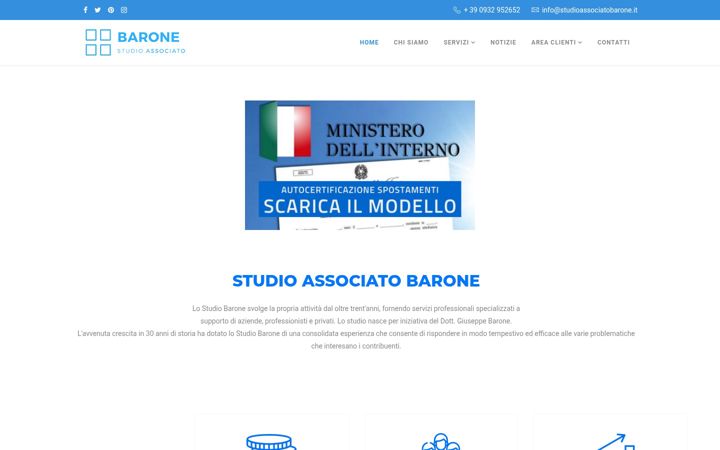 Képernyőkép: studioassociatobarone.it