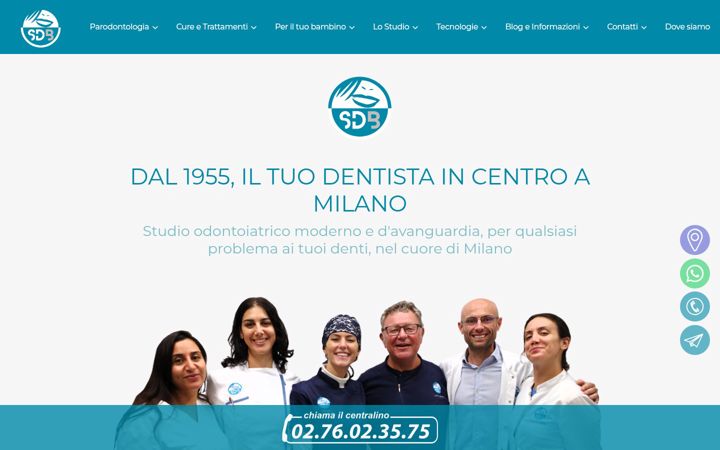 Snimka zaslona za studiobittante.com