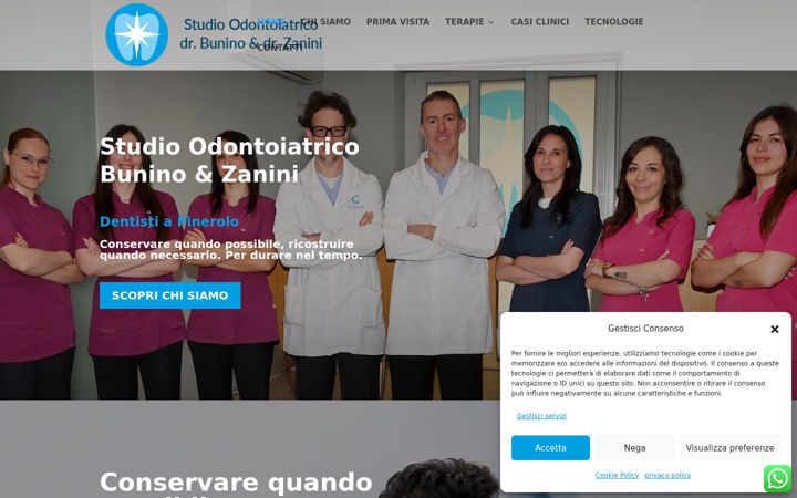 Screenshot of studiobuninozanini.it