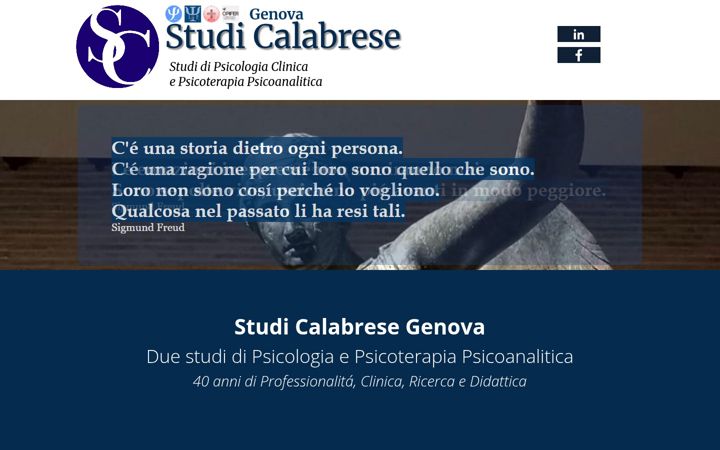 Captura de pantalla de studiocalabresegenova.it