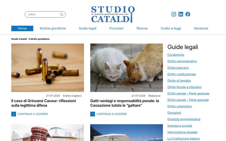 Screenshot of studiocataldi.it