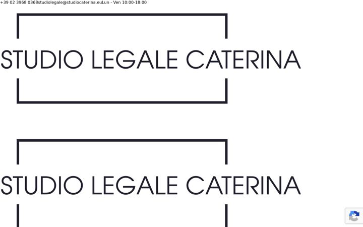 Screenshot of studiocaterina.eu