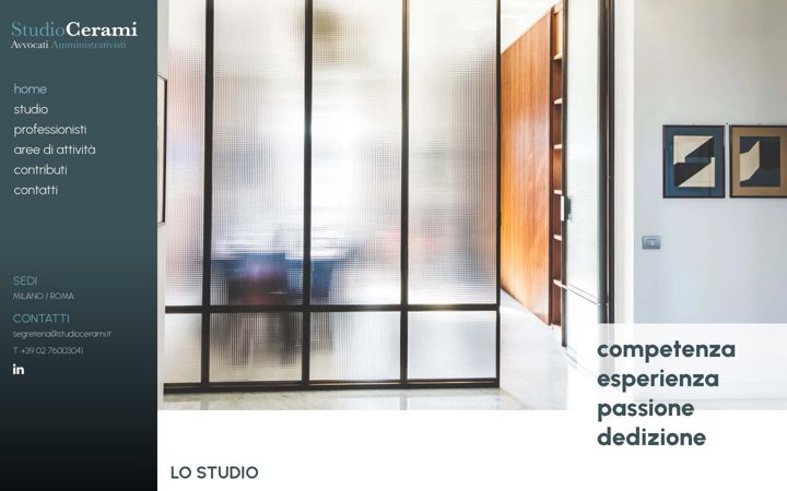 Screenshot of studiocerami.it