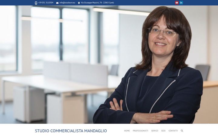 Screenshot van studiocm.eu