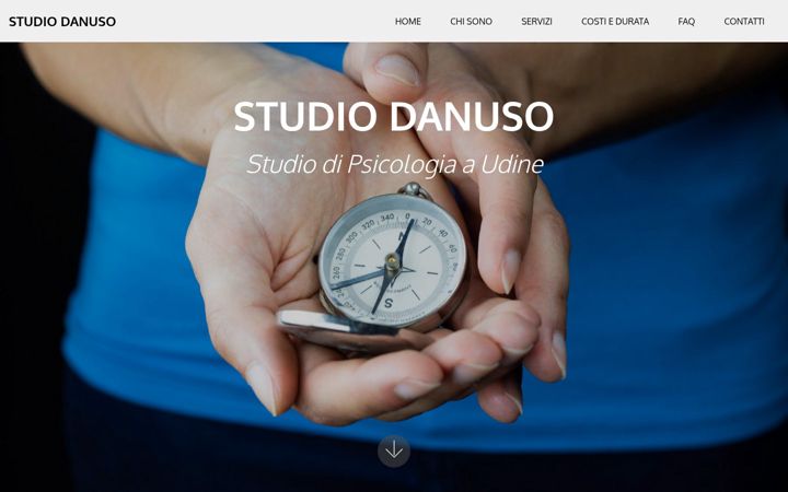 Kuvakaappaus sivustosta studiodanuso.it