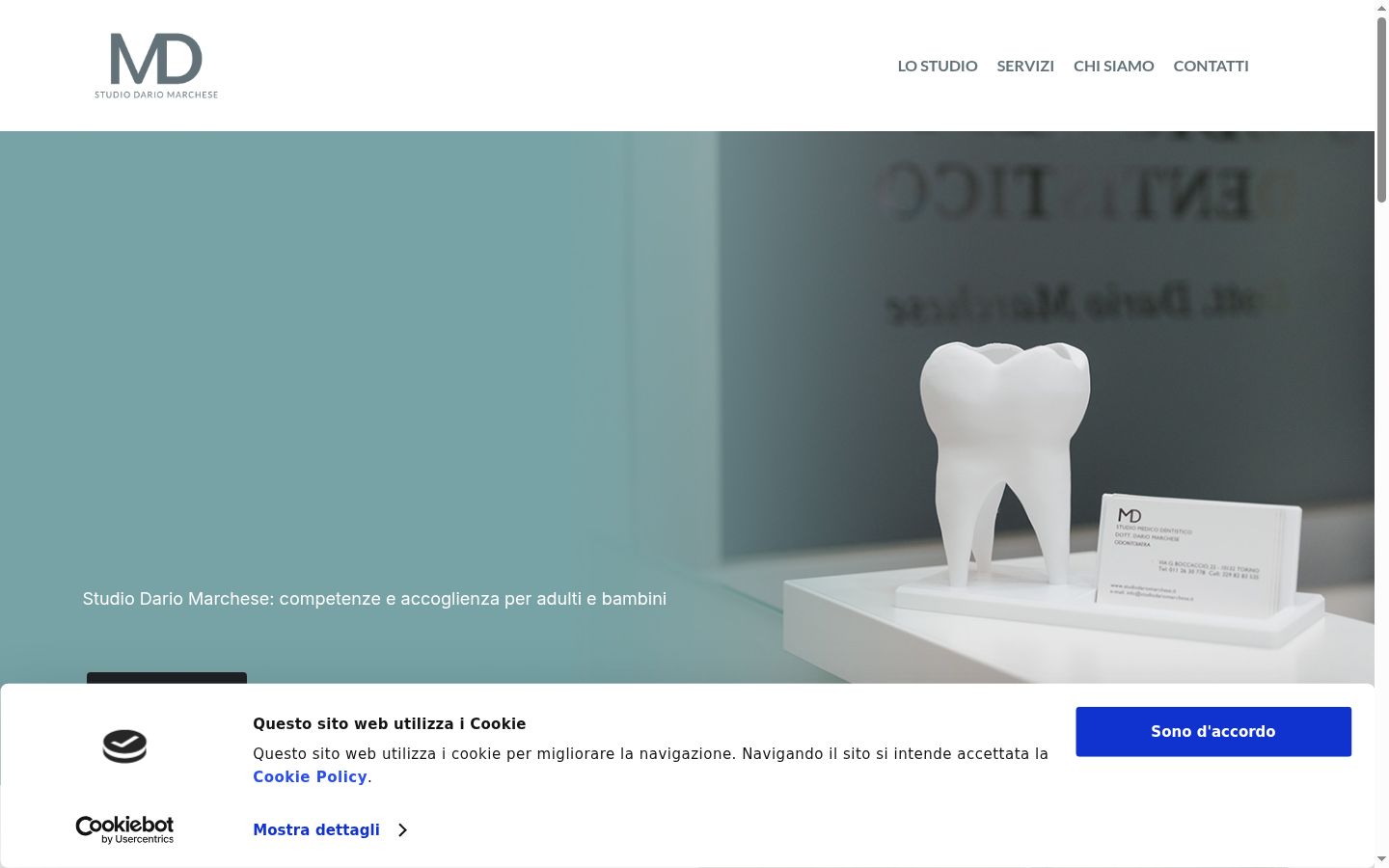 Screenshot tal-banner tal-kunsens muri qabel kwalunkwe interazzjoni