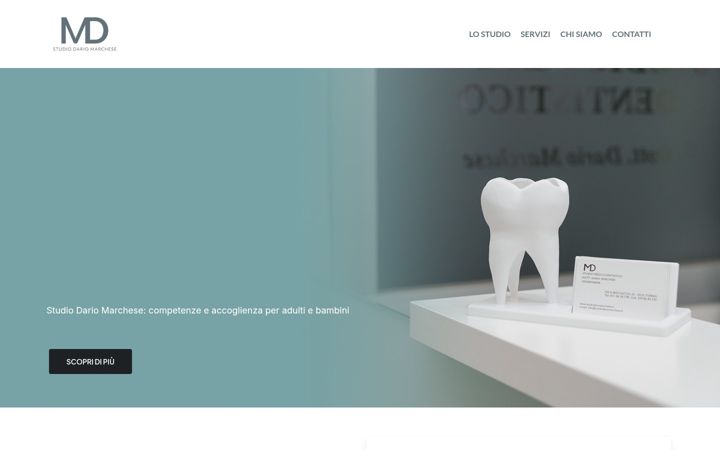 Screenshot of studiodariomarchese.it